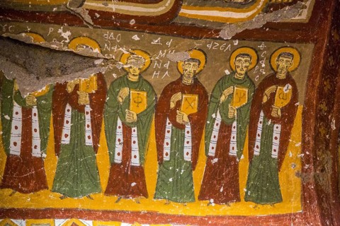 Frescoes in the Yilauli Church