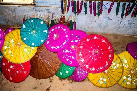 Paper and umbrella factory