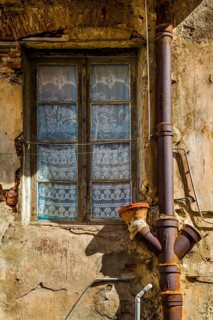 Dilapidated houses in the Citadel