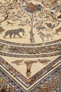 Mosaic in the House of Orpheus