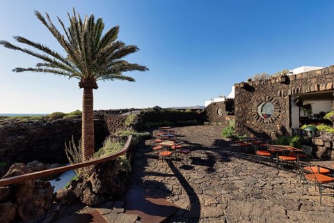 Terrace with cafe