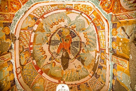 Frescoes in the Agacalti Church