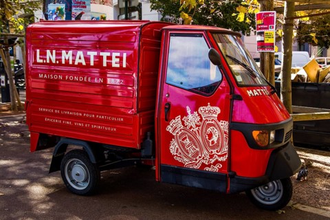 Company car Ape van