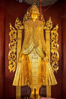 Buddha statue in Shwezigon Pagoda