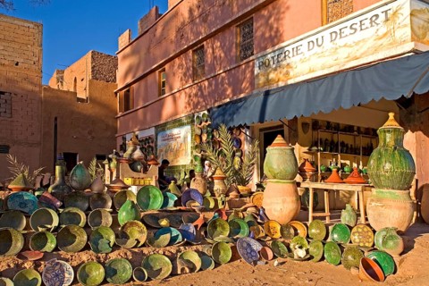 Pottery in the desert town of Tamegroute
