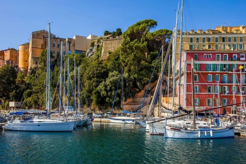 Old harbour with view of the citadel
