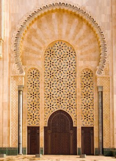 Entrance gate of the second largest mosque after Mecca