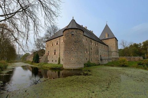 Moated castle