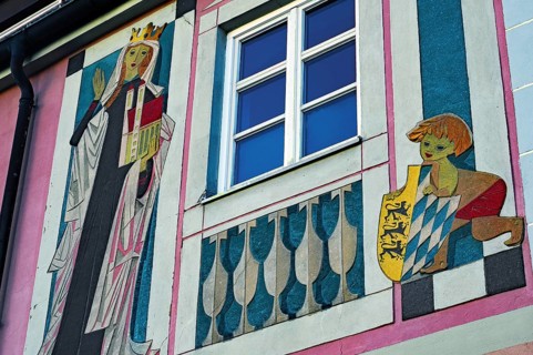 Wall fresco by Franz Weiss