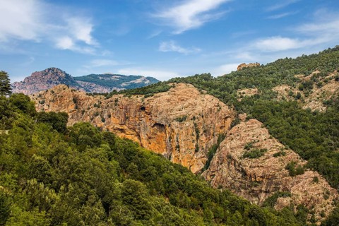 Spelunca Gorge on the west side of the Col de Vergio
