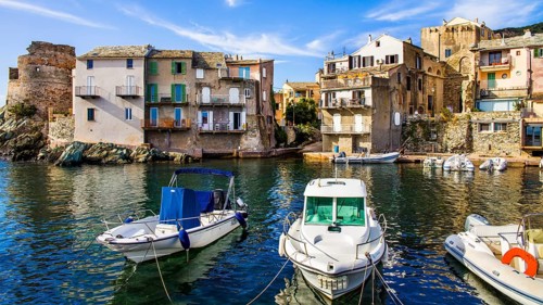 Charming fishing village of Erbalunga