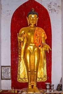 Buddha statue in Shwezigon Pagoda