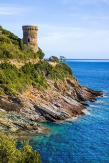 Coast with Genoese Tower