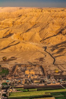 Bird's eye view of Medinet Habu