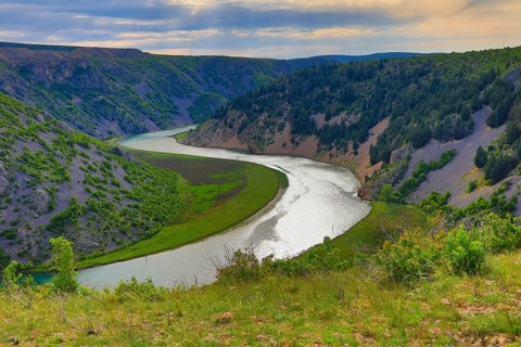 River Landscape on the Zermanja River