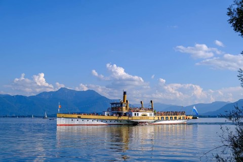 Paddle steamer from Fraueninsel
