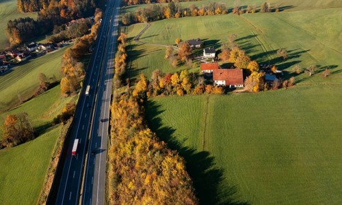 Drone shot