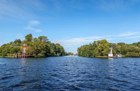 Mouth of the Havel into Wannsee