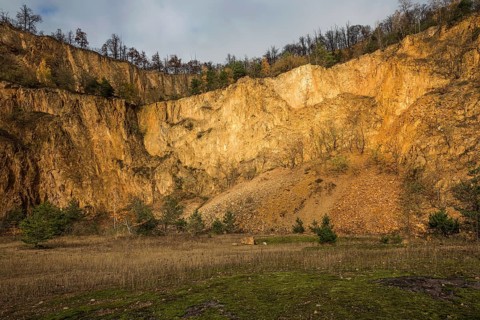 Disused porphyry quarry