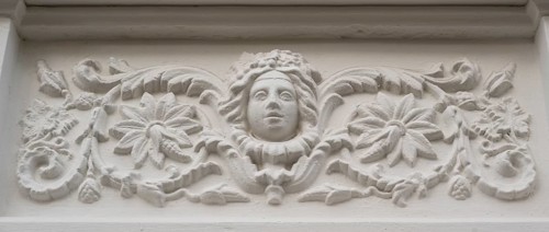 Frieze on a house wall