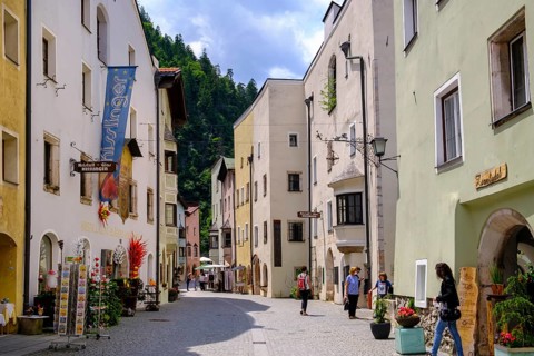 Pedestrian zone in the old town
