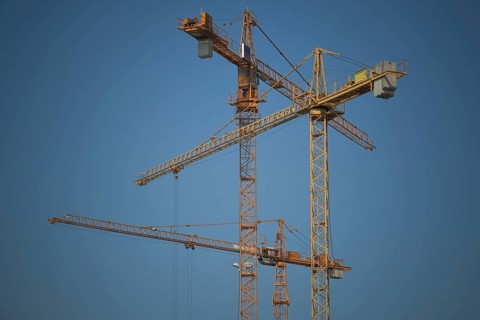 Construction cranes