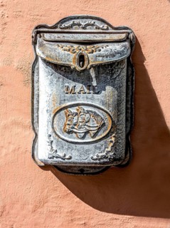House mailbox in American design