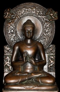 Bronze Buddha statue