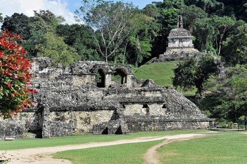 Pre-Columbian Maya site of Palenque