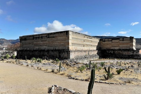 Mitla archeological site from the Zapotec culture