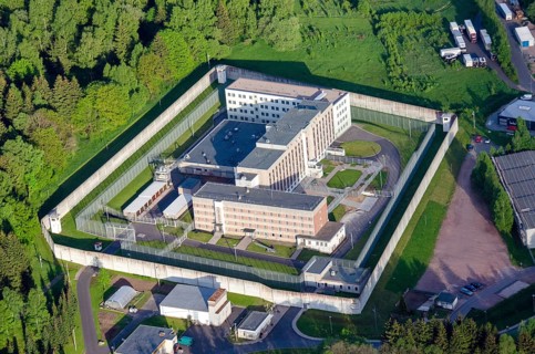 prison Goldlauter from the air