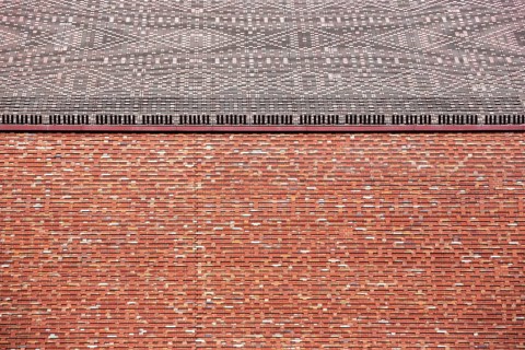Brick facade