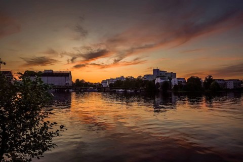 Sunset on the Havel