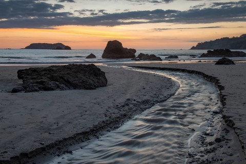 Sunset at Playa Espadilla