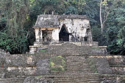 Pre-Columbian Maya site of Palenque