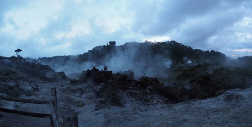 Active geothermal field
