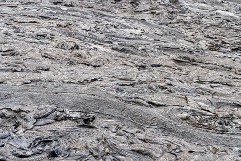 Cooled lava flows