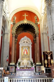 Altar area