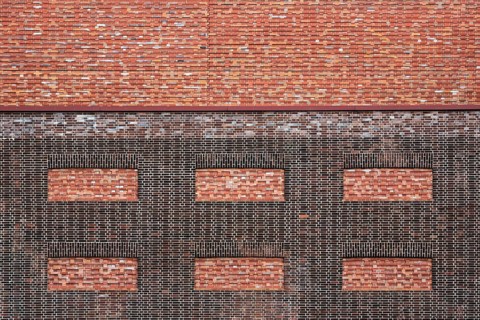Brick facade