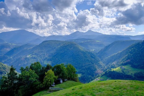 View from the Max Valier Observatory of Val d'Ega