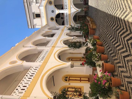 Inner courtyard with flowers