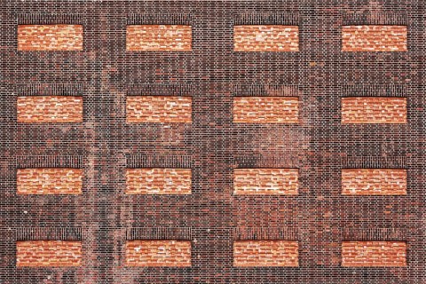 Brick facade