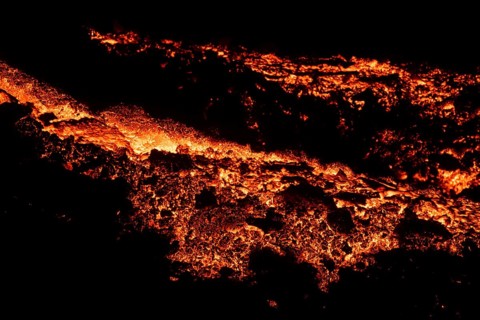 Lava flows