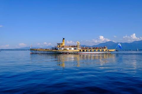 Paddle steamer from Fraueninsel