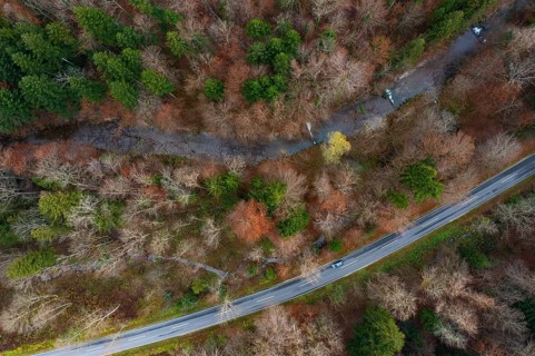 Drone shot