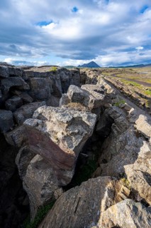 Continental rift between North American and Eurasian Plate