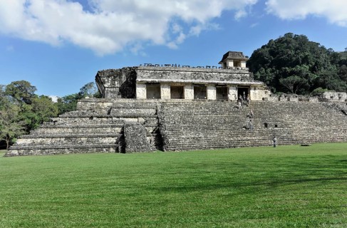 Pre-Columbian Maya site of Palenque