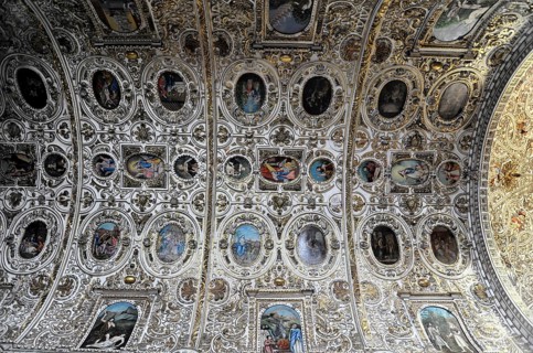 Beautiful interior of the Church of Santo Domingo de Guzman