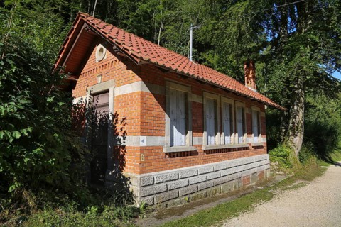 Pumphaeusle for the water supply of Lichtenstein Castle at the Echaz spring