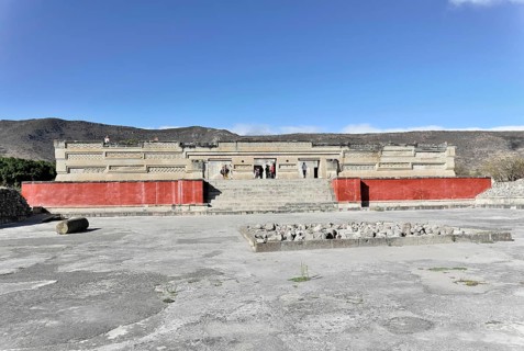 Mitla archeological site from the Zapotec culture